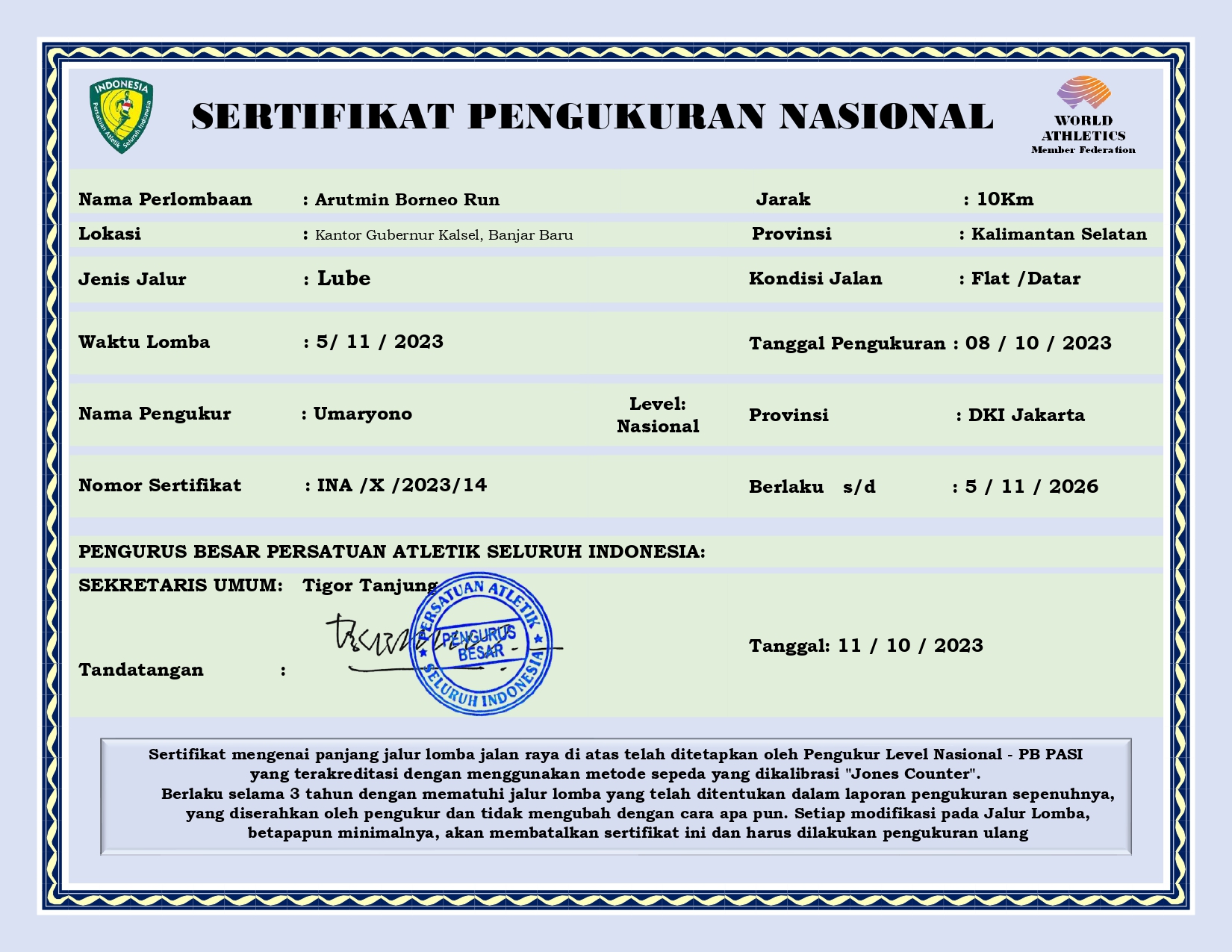 Sertifikat Jalur Lomba- Arutmin 10K.jpg